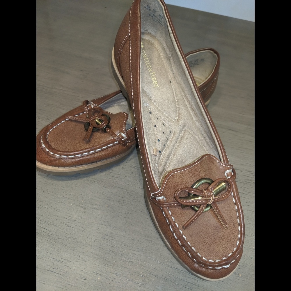 Naturalzer Cognac Brown Size 8.5 Shoes